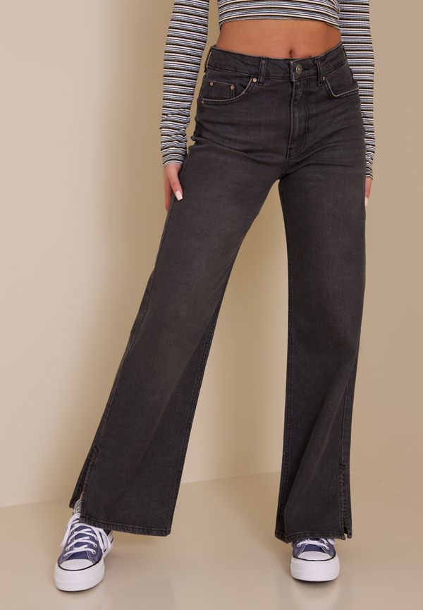 Pieces - Bootcut & Flare - Pcleah Hw Wide Denim Pant BL615-Ba - Jeans - Bootcut & Flare