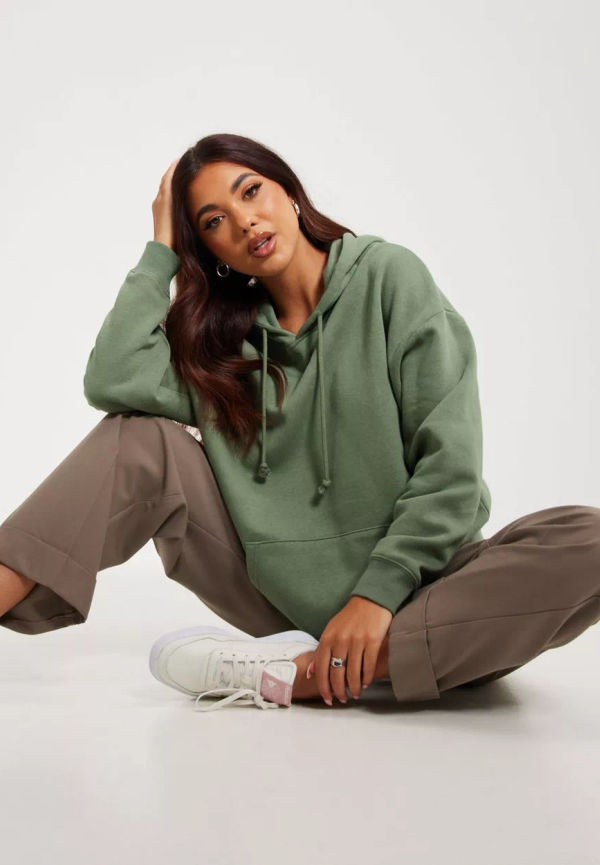 Pieces - Hoodies - Sea Spray - Pcchilli Ls Oversized Hoodie Noos B - Tröjor