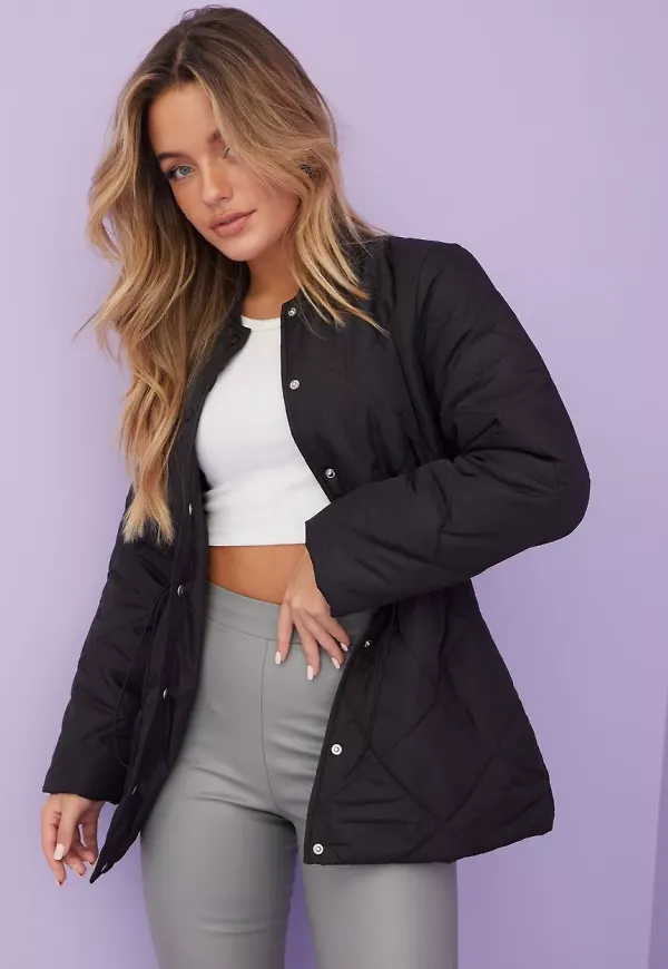 Pieces - Jackor - Black - Pcbee Spring Quilted Jacket Bc - Jackor & Kappor - Jackets