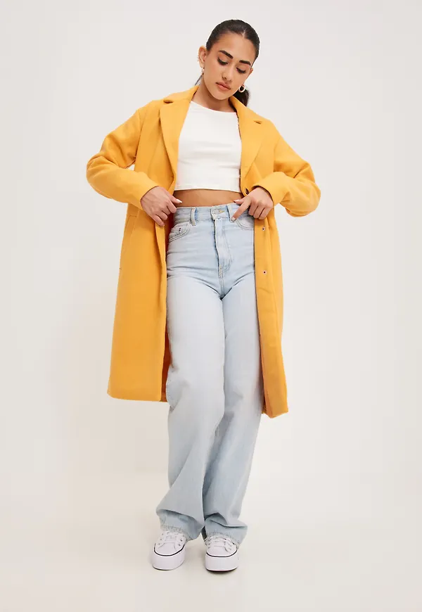Pieces - Kappor - Amber - Pcalice Ls Wool Jacket Ar Kac - Jackor - Coats