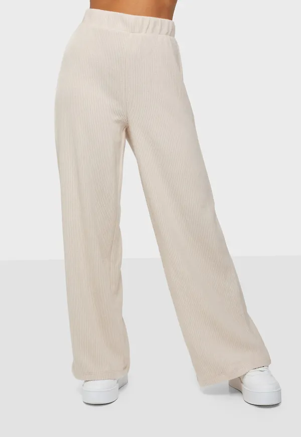 Pieces - Mjukisbyxor - Pcemse Hw Wide Ankle Pant Lw - Byxor & Shorts