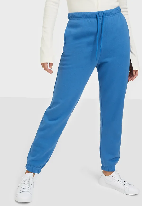 Pieces - Mjukisbyxor - Star Sapphire - Pcchilli Hw Sweat Pants Noos Bc - Byxor & Shorts