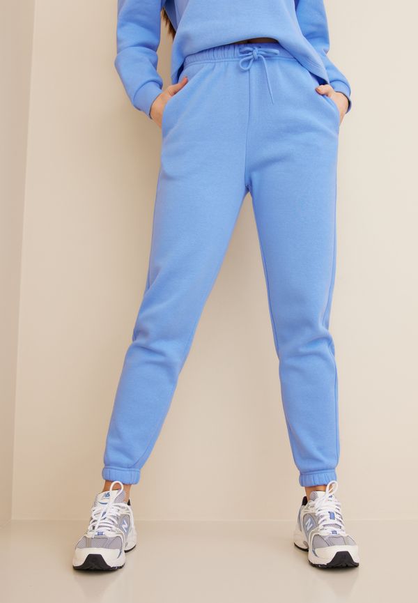 Pieces - Mjukisbyxor - Vista Blue - Pcchilli Hw Sweat Pants Noos Bc - Byxor & Shorts