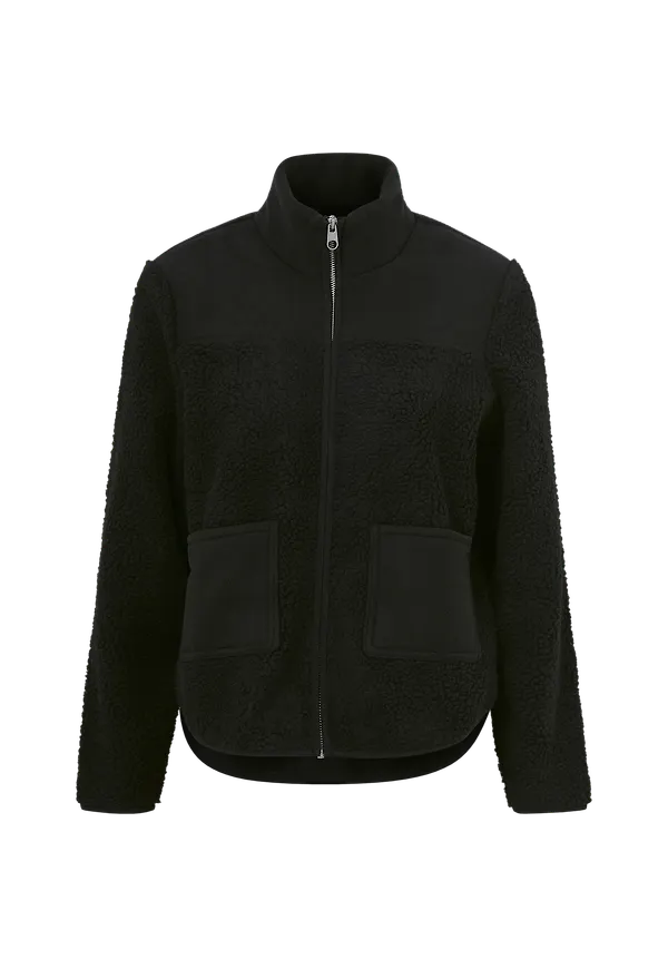 pieces - Teddyjacka pcSadie Teddy - Svart - 34