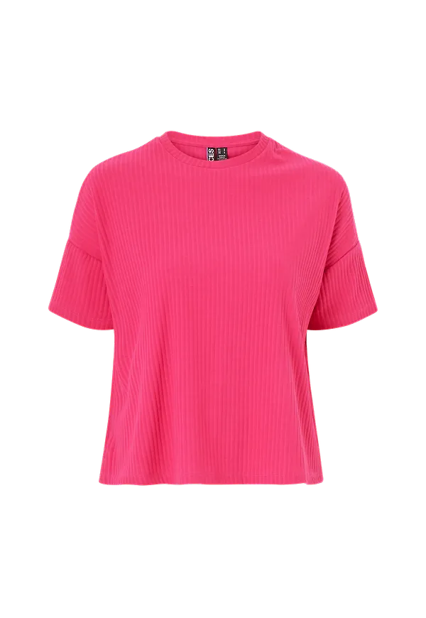 pieces - Topp pcMibbi SS Oversized Tee - Lila - 34
