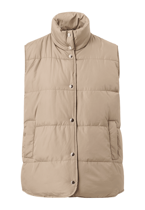 pieces - Väst pcTee Waistcoat - Brun - 34