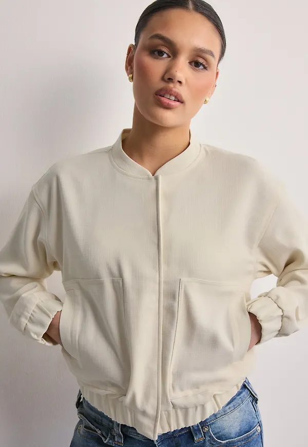 Pieces - Beige - Pcannie Bomber Bc