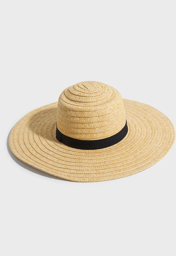 Pieces - Beige - Pcbie Straw Hat Sww