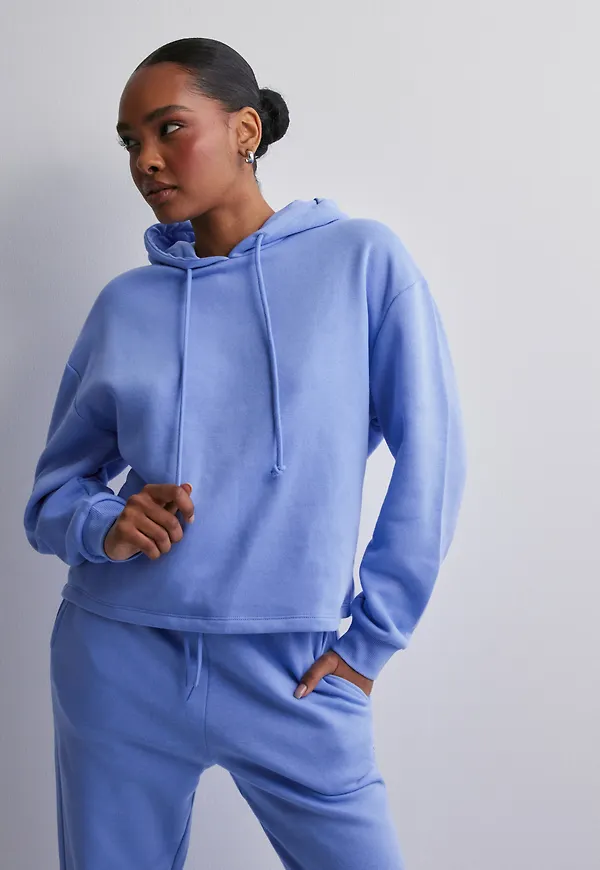 Pieces - Blå - Pcchilli Ls Hoodie Noos Bc