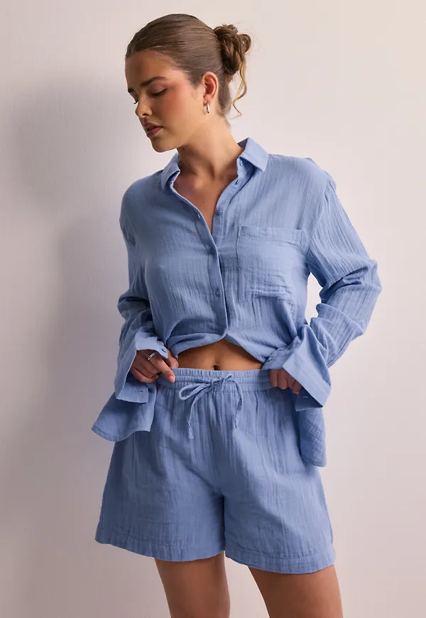 Pieces - Blå - Pcmastina Hw Shorts