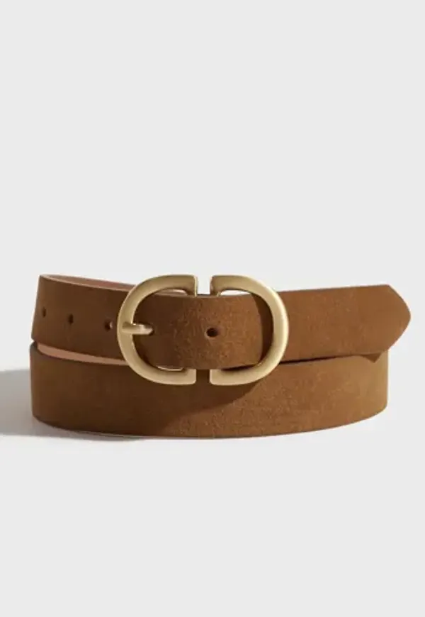 Pieces - Brun - Pcjuva Suede Jeans Belt Noos