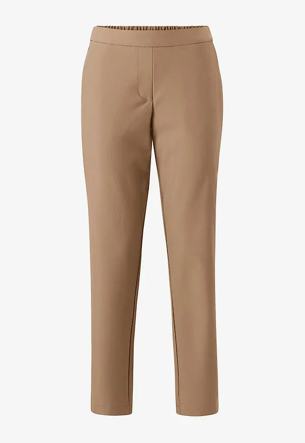 pieces - Byxa pcBoss MW Ankle Pants - Brun