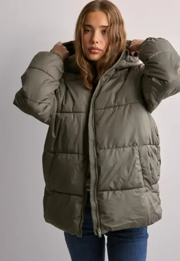 Pieces - Grön - Pcmaddie Puffer Jacket Noos Bc