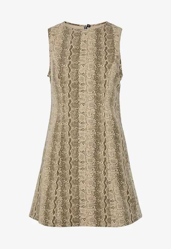 pieces - Jeansklänning pcSalume SL Denim Dress - Beige
