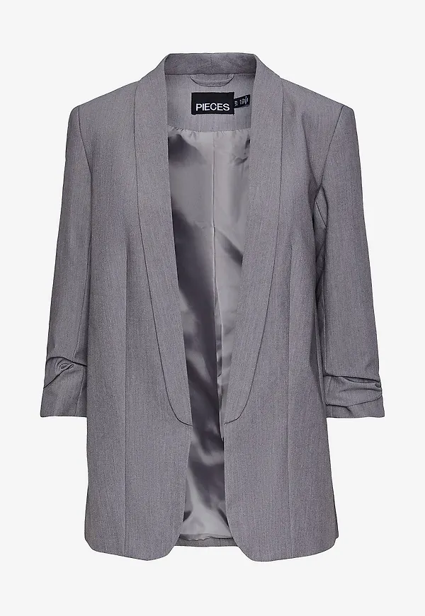 pieces - Kavaj pcBosella 3/4 Blazer - Grå
