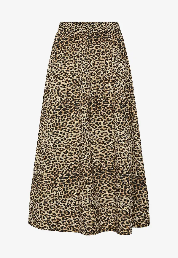 pieces - Kjol pcNancy HW Ankle Skirt - Brun