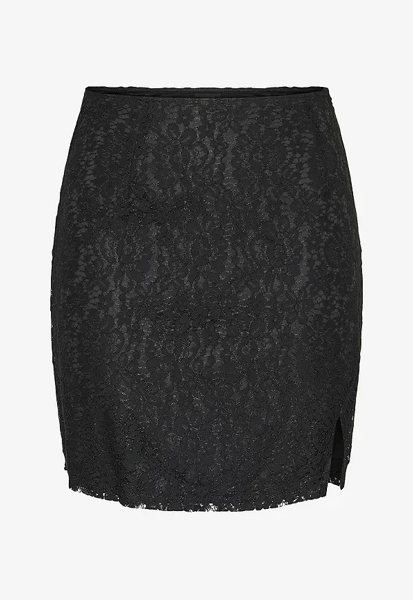 pieces - Kjol pcNicki HW Lace Skirt - Svart