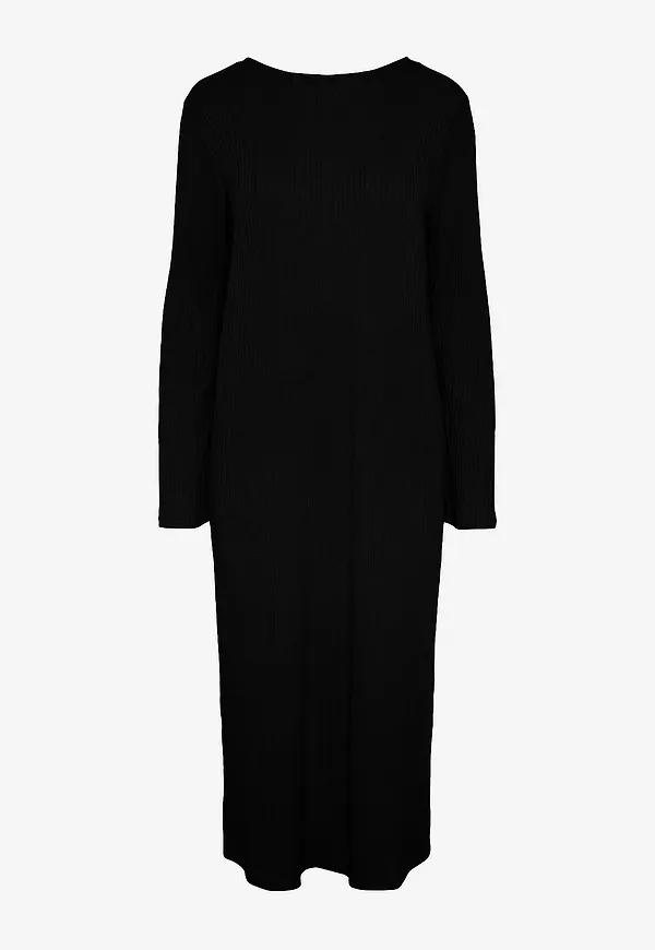 pieces - Klänning pcLena LS Long Dress - Svart