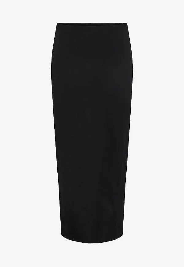 pieces - Maxikjol pcNaya HW Ankle Skirt - Svart