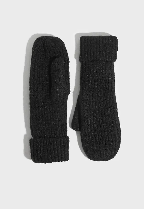 Pieces - Svart - Pcpyron New Mittens Noos Bc