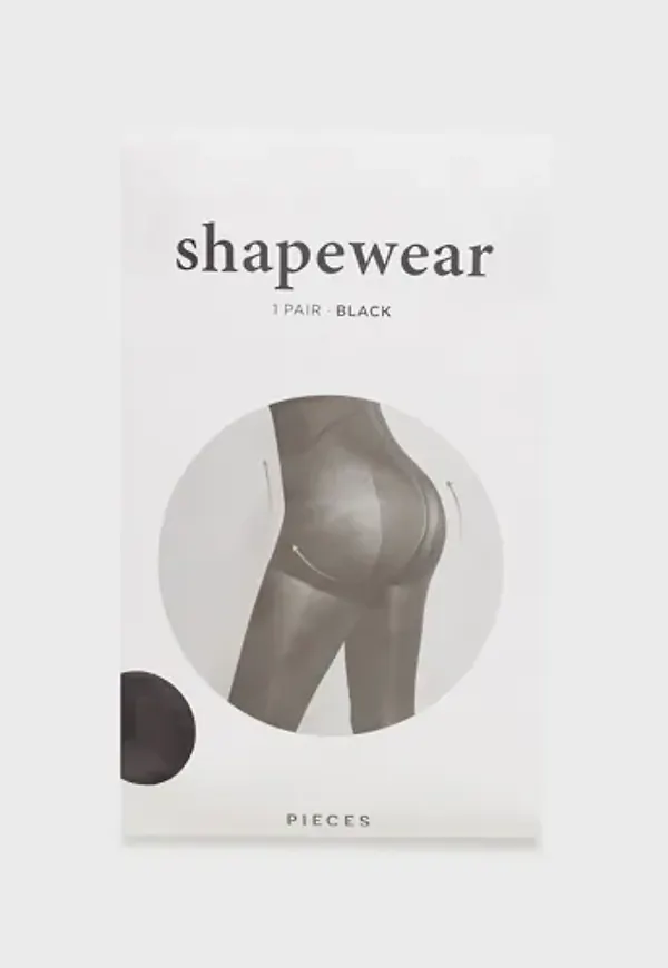 Pieces - Svart - Pcshaper 40 Den Tights Noos