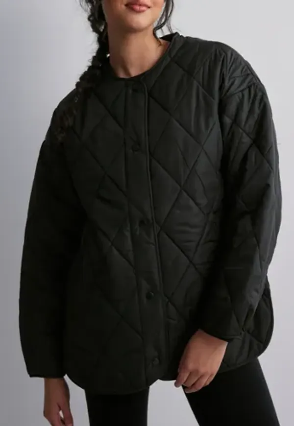 Pieces - Svart - Pcstella Quilted Jacket Noos Bc