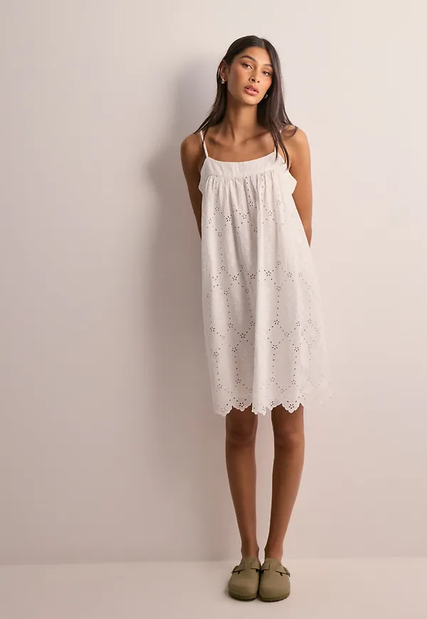 Pieces - Vit - Pckassidy Strap Dress