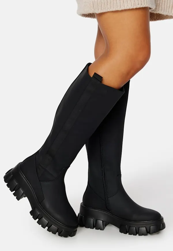 Pieces Adrianna Knee High Boot Black 37
