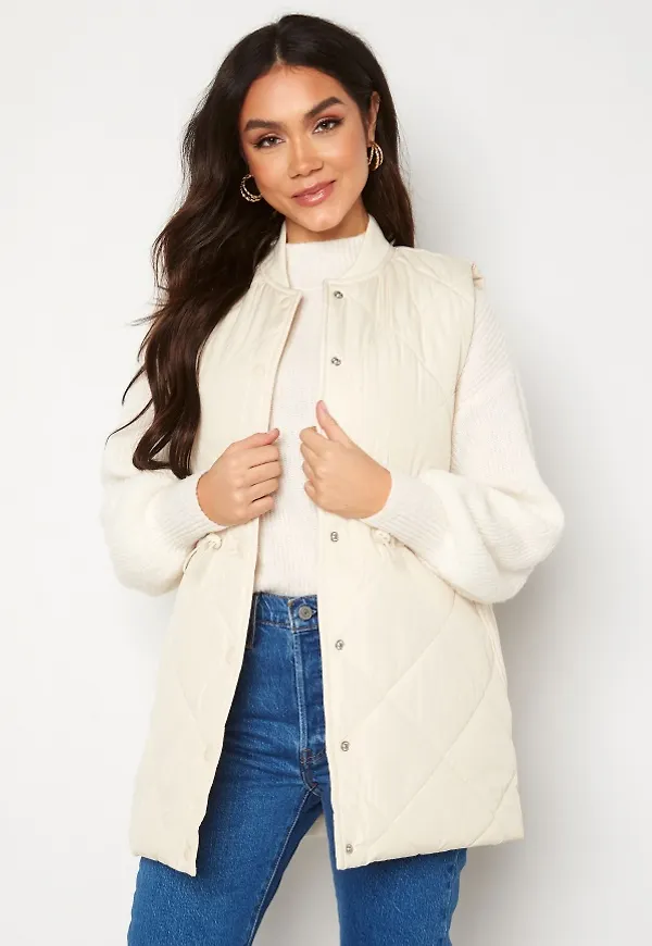 Pieces Bee Spring Quilted Vest Birch S