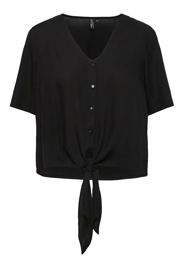 PIECES Blus 'Nya' svart