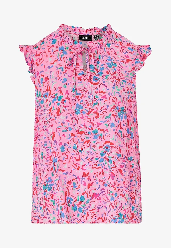 pieces - Blus pcArine SL Top BC - Rosa