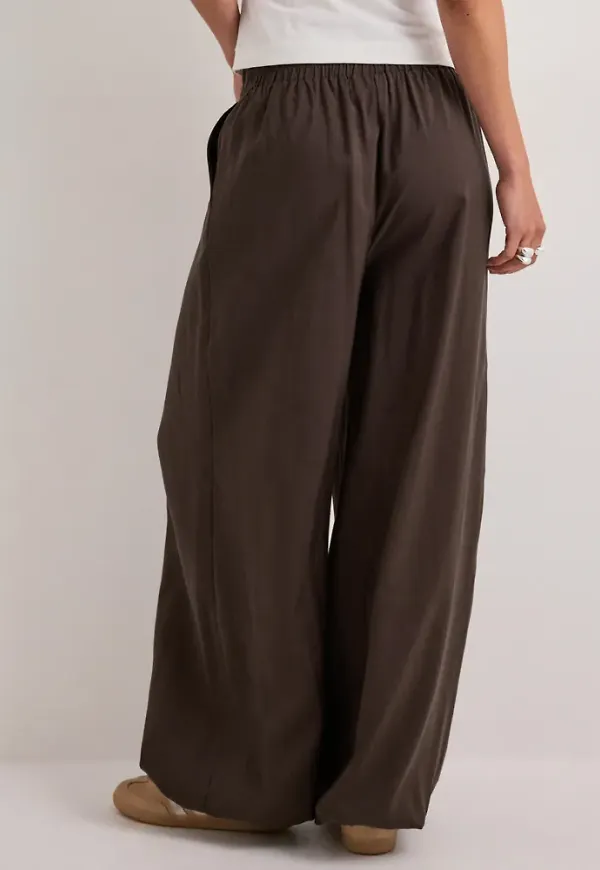 Pieces - Brun - Pcalaia Hw Balloon Pants Wvn