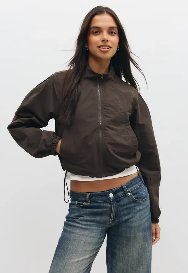 Pieces - Brun - Pcjabina String Jacket D2D
