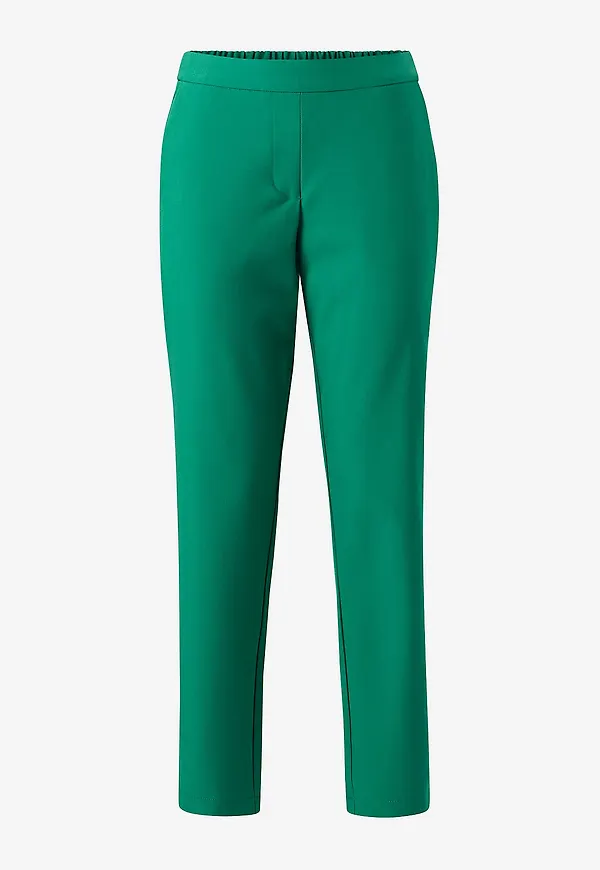 pieces - Byxa pcBoss MW Ankle Pants - Grön