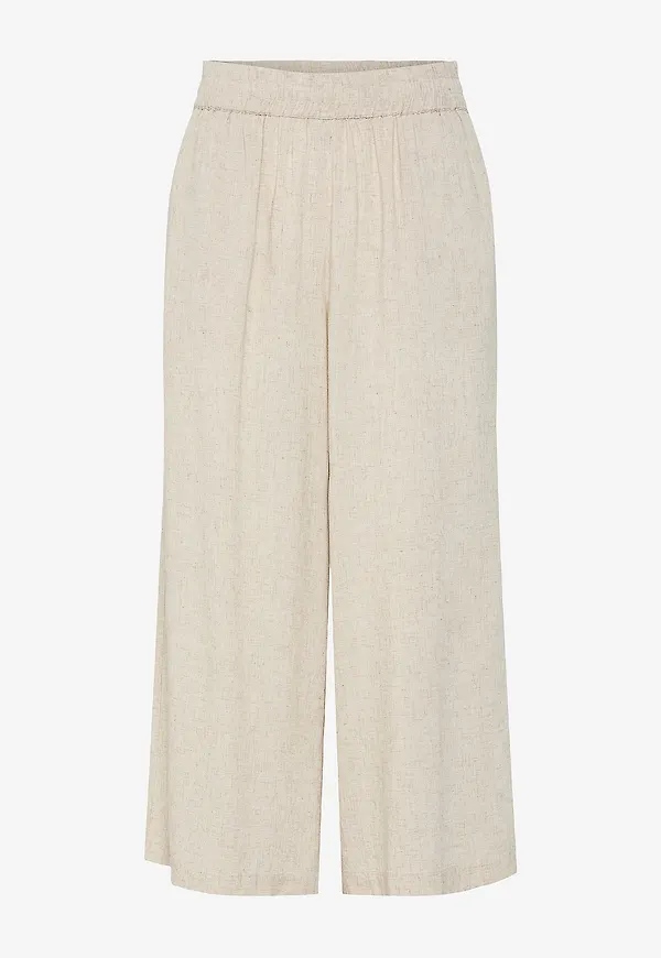 pieces - Culottes pcPia HW Wide Wvn - Beige