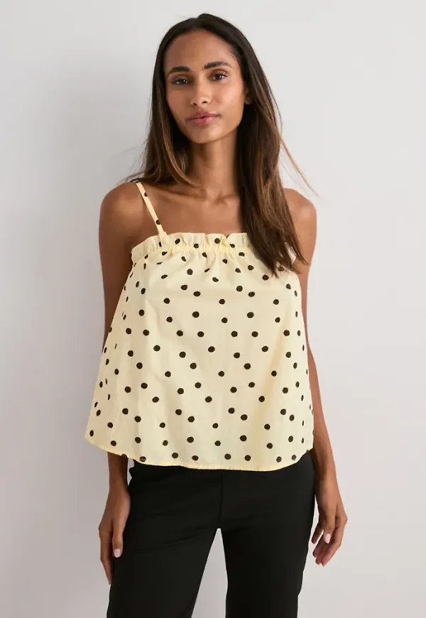 Pieces - Gul - Pcparker Strap Top Wvn Bc