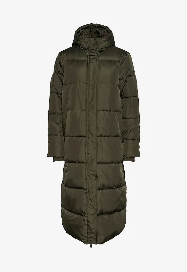 pieces - Jacka pcMaddie Long Puffer Jacket - Grön