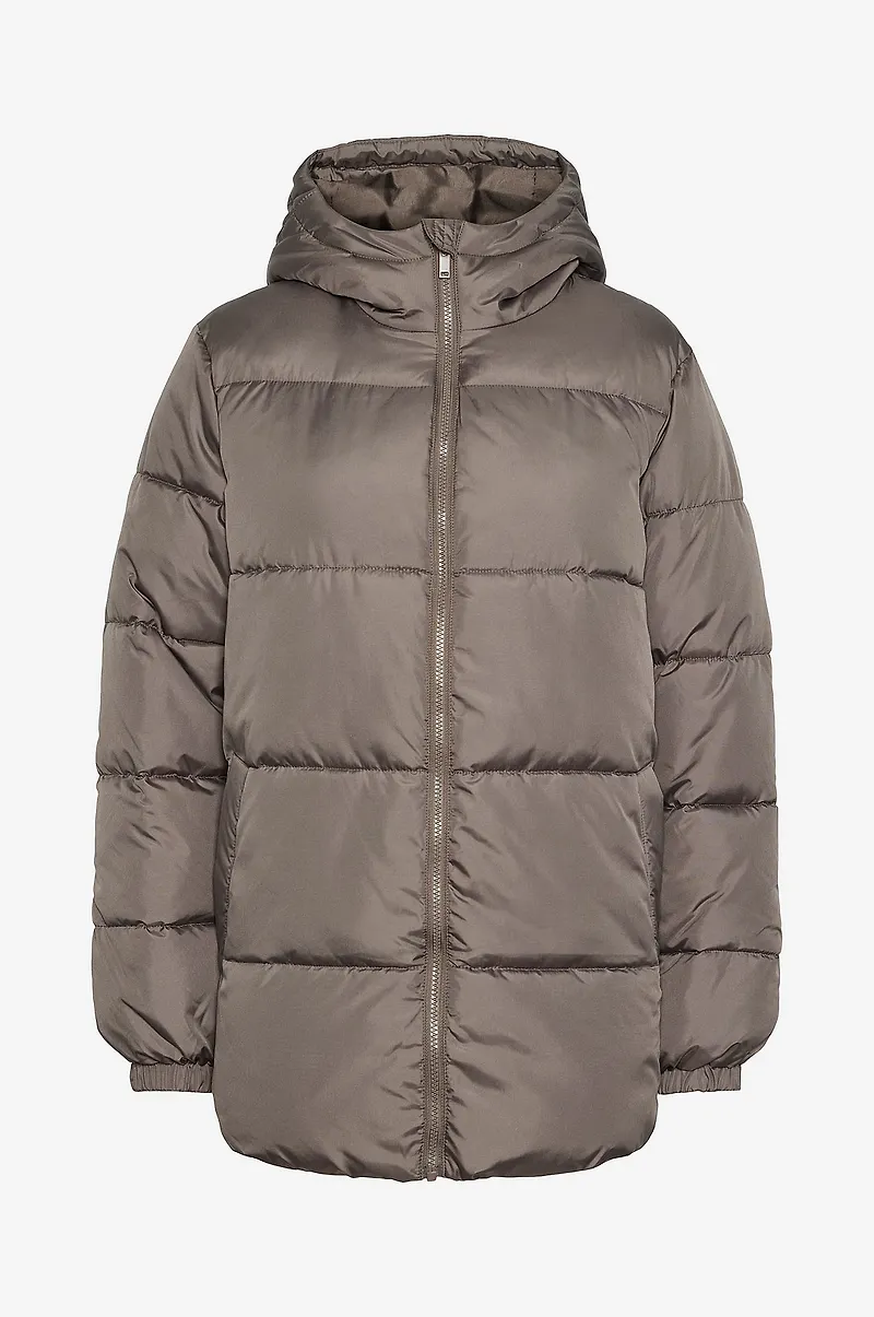 pieces - Jacka pcMaddie Puffer Jacket - Brun