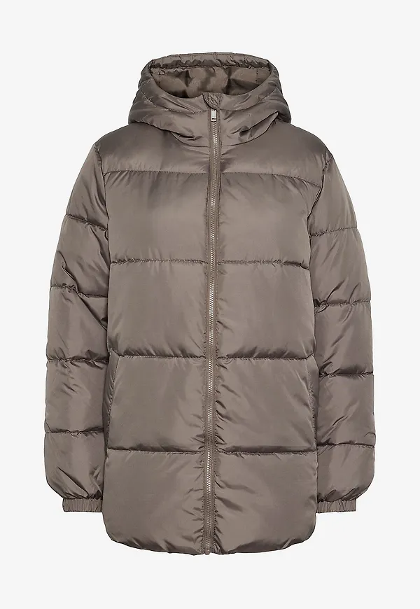 pieces - Jacka pcMaddie Puffer Jacket - Brun