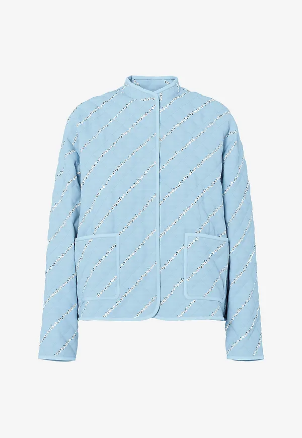 pieces - Jacka pcRikke Quilted Jacket - Blå
