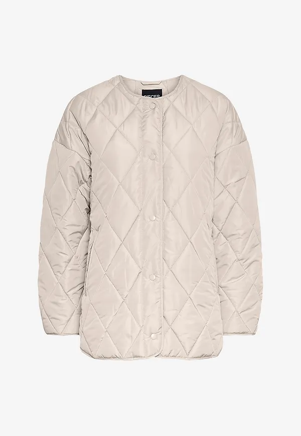 pieces - Jacka pcStella Quilted Jacket - Grå