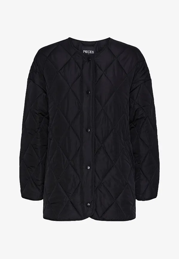 pieces - Jacka pcStella Quilted Jacket - Svart