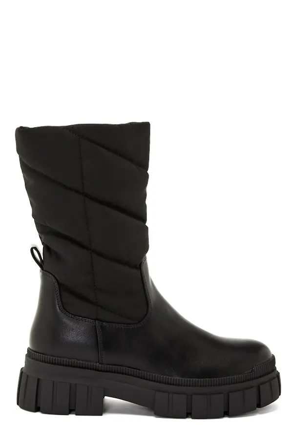 Pieces Julie Padded Boot Black 37