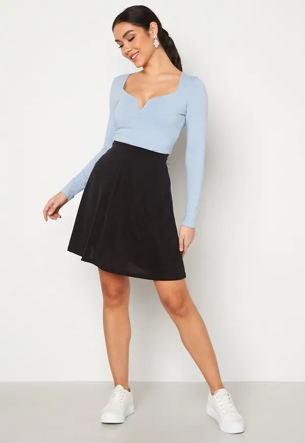 Pieces Kamala MW Skirt Black S
