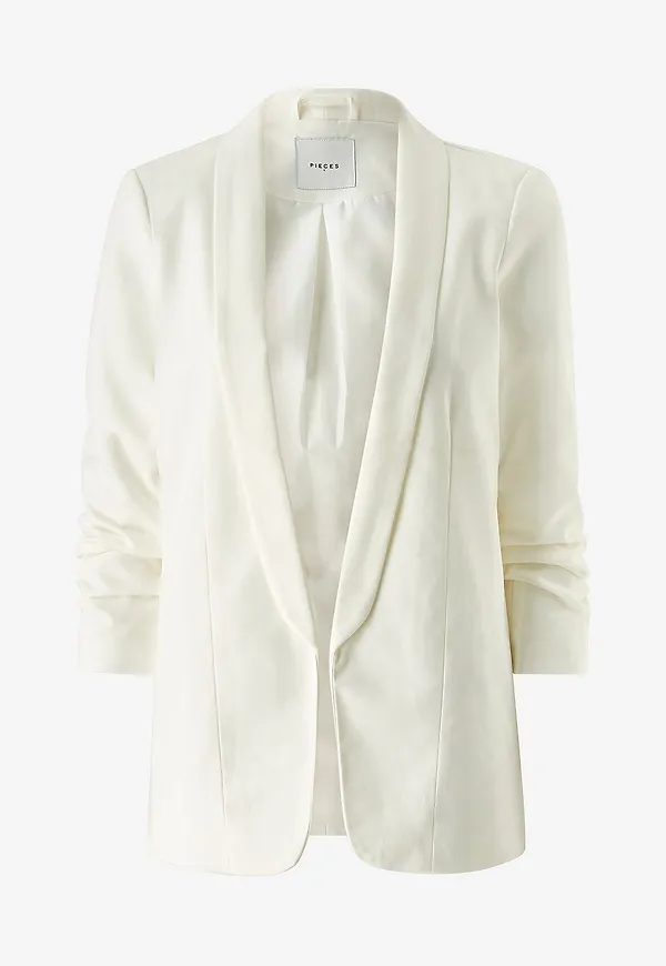 pieces - Kavaj pcBosella 3/4 Blazer - Vit