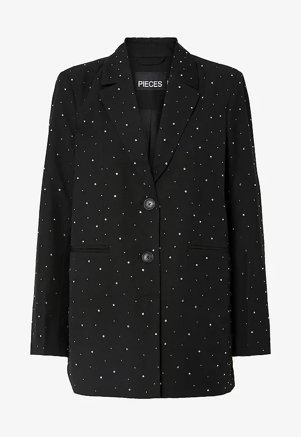 pieces - Kavaj pcMichelle Rhinestone - Svart