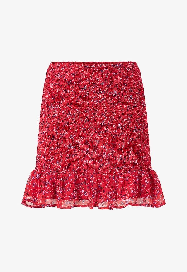 pieces - Kjol pcMynte HW Skirt - Röd