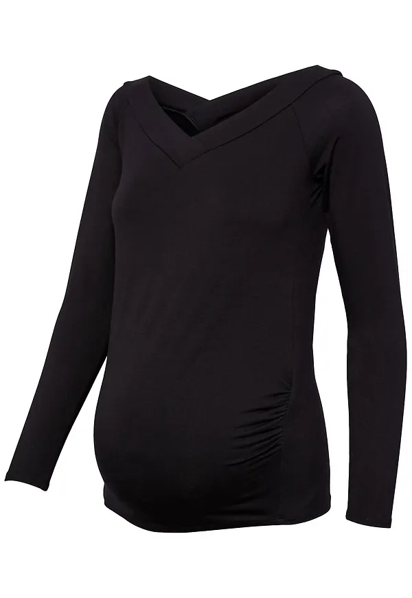 Pieces Maternity T-shirt svart
