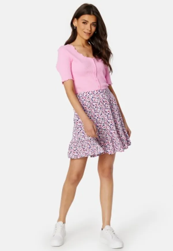 Pieces Nya HW Skirt Paisley Purple AOP:F XS
