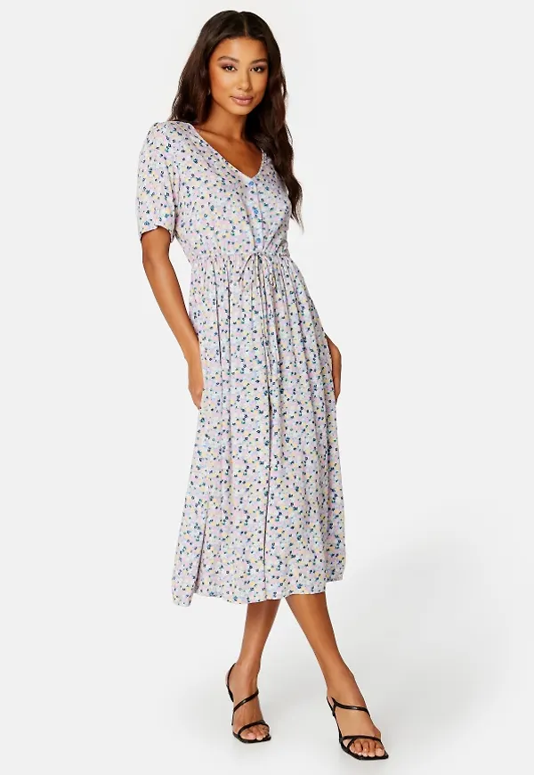 Nya Ss Dress Marina Aop Flower
